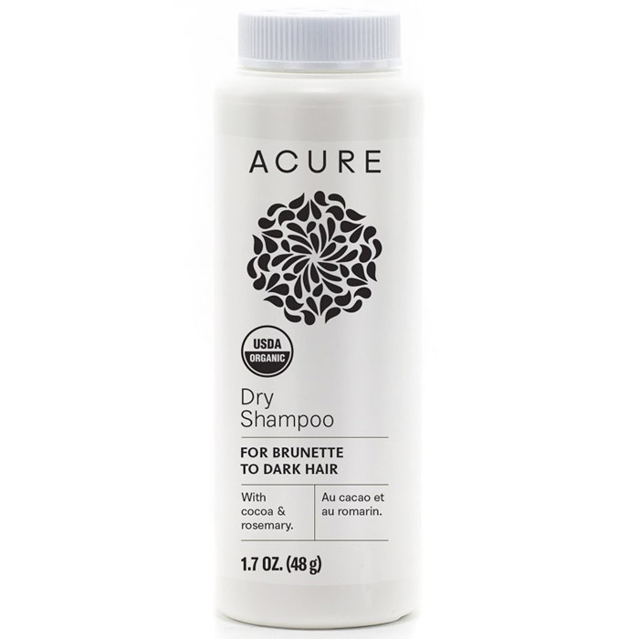Acure Organic Dry Shampoo, Brunette To Dark Hair, 1.7 oz