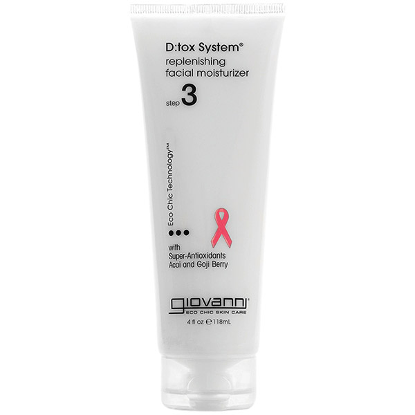 D:tox System Replenishing Facial Moisturizer, 4 oz, Giovanni Cosmetics