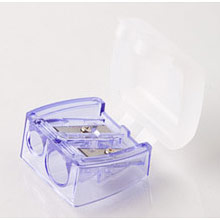 Side By Side Dual Pencil Sharpener With Flip Top Lid, Pink, 1 pc, Honeybee Gardens
