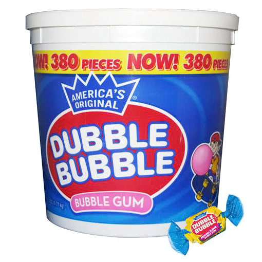 Dubble Bubble Bubble Gum, 380 Pieces