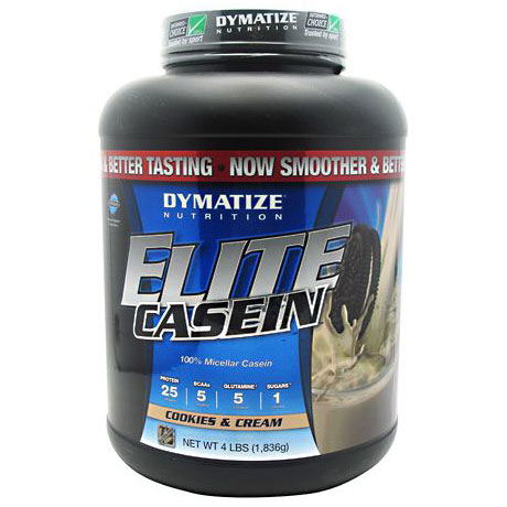 Dymatize Nutrition Elite Casein, 100% Micellar Casein, 4 lb