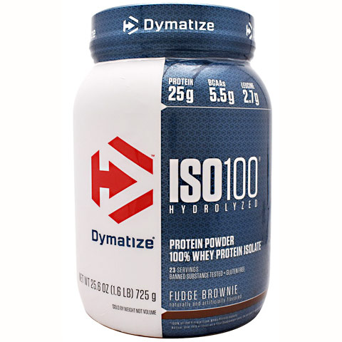 Dymatize Nutrition ISO-100, Hydrolyzed Whey Protein Isolate, 1.6 lb