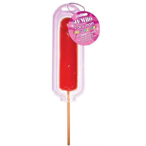 Jumbo Cock Pops Fruit Flavored - Strawberry, Hott Products