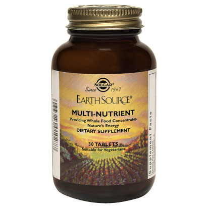 Earth Source Multi-Nutrient Providing Whole Food Concentrates, 180 Tablets, Solgar