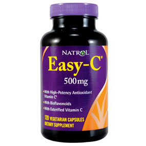 Easy-C 500 mg with Bioflavonoids, 120 Vegetarian Capsules, Natrol