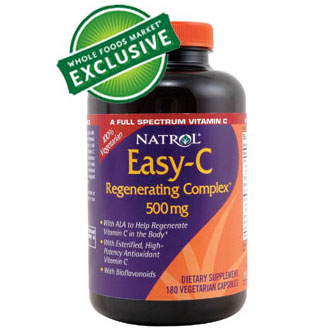 Natrol Easy-C Regenerating Complex 500 mg, 120 Vegetarian Capsules, Natrol