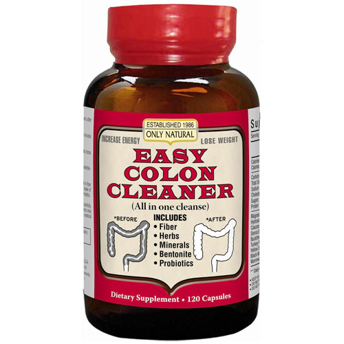 Easy Colon Cleanse, 120 Capsules, Only Natural Inc.