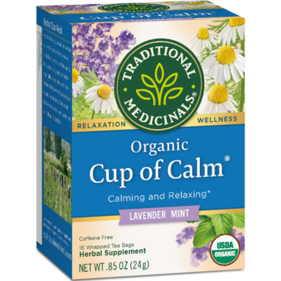 Easy Now Calming Tea 16 bags, Traditional Medicinals Teas