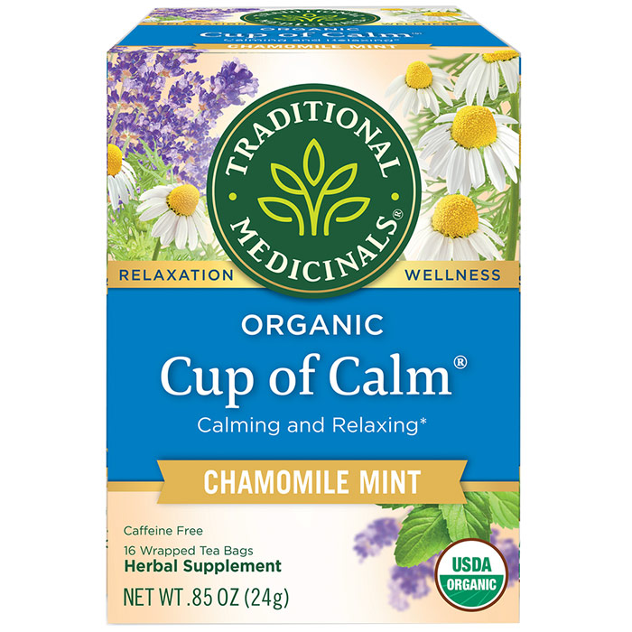 Easy Now Calming Tea 16 bags, Traditional Medicinals Teas