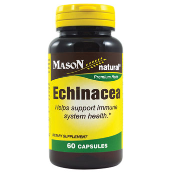 Echinacea, Helps Support Immune System Health, 60 Capsules, Mason Natural