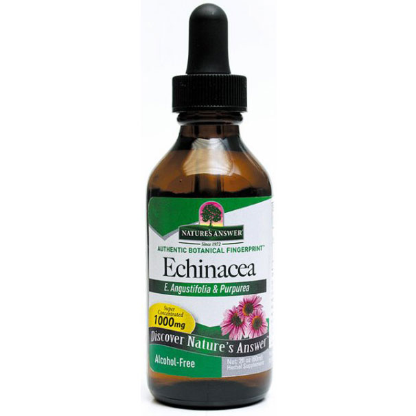 Echinacea Alcohol Free Extract Liquid 2 oz from Natures Answer
