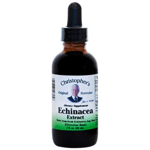 Echinacea Angustifolia Root Glycerine Extract Liquid, 2 oz, Christophers Original Formulas