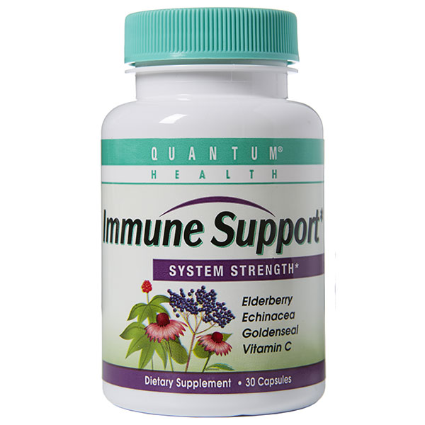 Immune Support (Echinacea, Elderberry, Goldenseal), 30 Capsules, Quantum Health