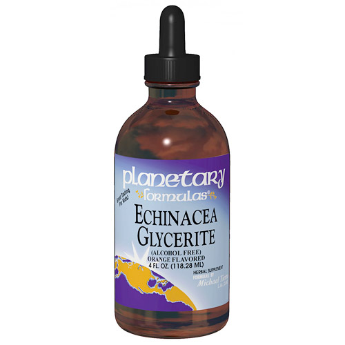 Echinacea Glycerite Liquid Lemon 2 fl oz, Planetary Herbals