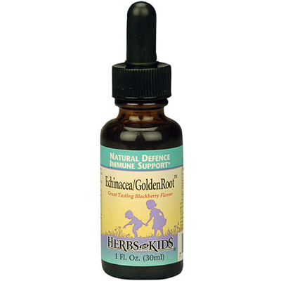 Echinacea/GoldenRoot, Blackberry Flavor Alcohol-Free 1 oz from Herbs For Kids