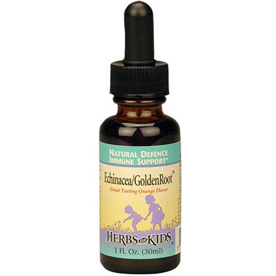 Echinacea/GoldenRoot, Orange Flavor Alcohol-Free 1 oz from Herbs For Kids