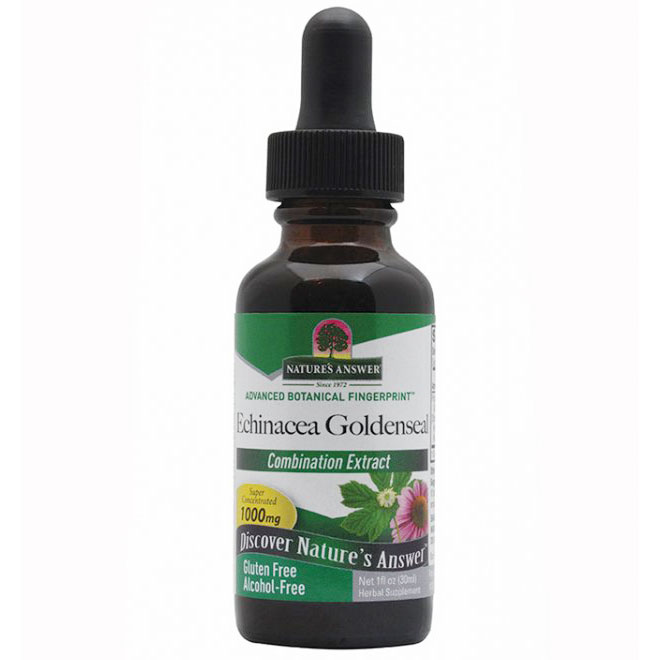 Echinacea-Goldenseal Alcohol Free Extract 1 oz from Natures Answer