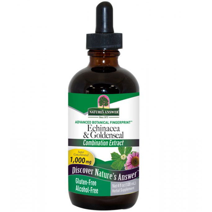 Nature's Answer Echinacea-Goldenseal Alcohol Free Extract 4 oz from Nature's Answer
