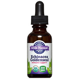 Echinacea Goldenseal Liquid Extract, Organic, 1 oz, Oregons Wild Harvest