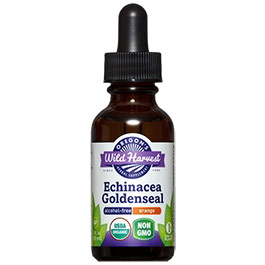 Echinacea Goldenseal Liquid Extract, Organic, Alcohol Free, 1 oz, Oregons Wild Harvest
