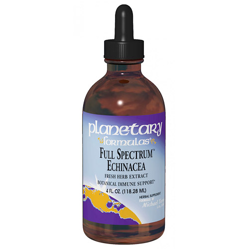 Echinacea Fresh Herb Extract Liquid Full Spectrum 4 fl oz, Planetary Herbals