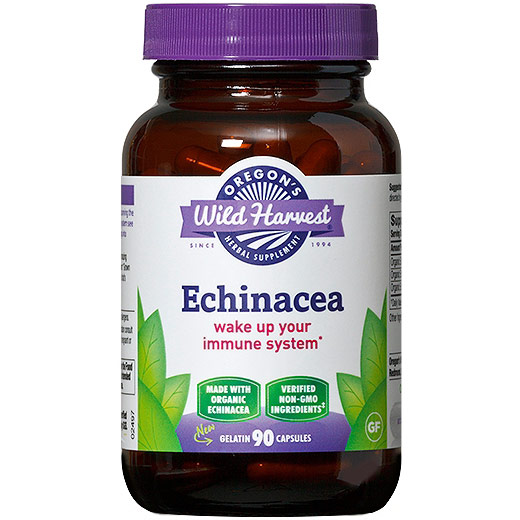 Echinacea, Organic, 90 Capsules, Oregons Wild Harvest