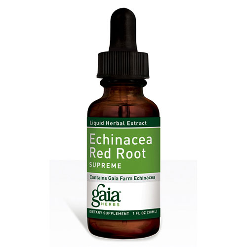 Gaia Herbs Echinacea Red Root Supreme Liquid, 4 oz, Gaia Herbs