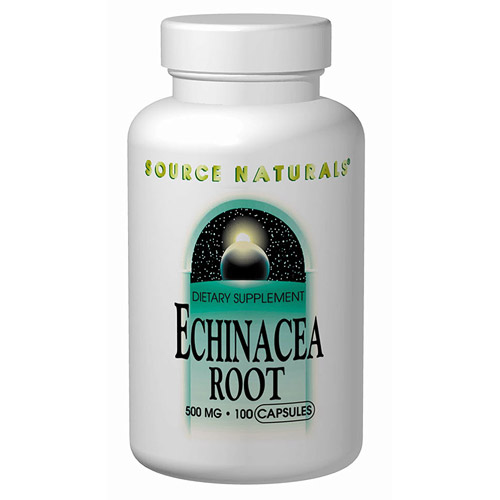 Source Naturals Echinacea Root 500mg 100 caps from Source Naturals