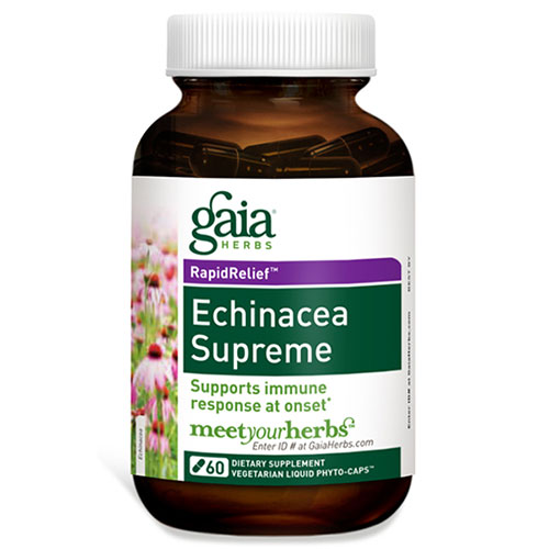 Echinacea Supreme, 60 Liquid Phyto-Caps, Gaia Herbs