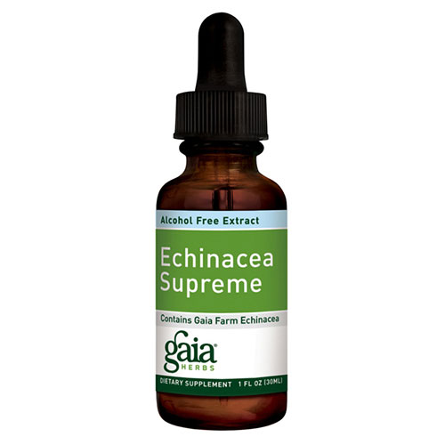 Echinacea Supreme Liquid, Alcohol Free, 1 oz, Gaia Herbs