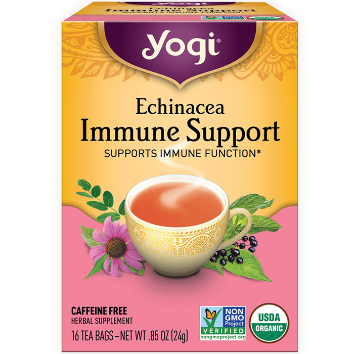 Echinacea Tea Immune Support 16 tea bags from Yogi Tea