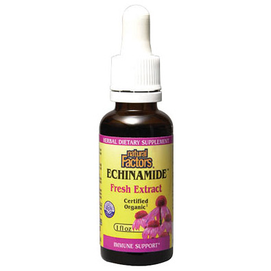 Natural Factors Echinamide Fresh Herb Extract Liquid 1 oz , Natural Factors