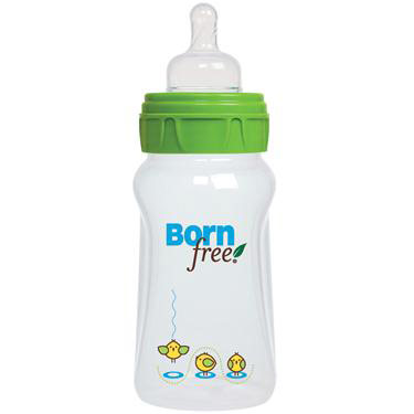 BornFree (Born Free) Eco Deco Active Flow Baby Bottle, 9 oz, 1 Pack, BornFree (Born Free)