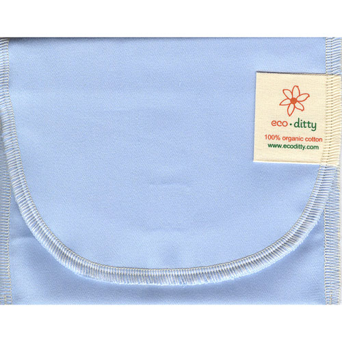 Eco Ditty Snack Ditty Reusable Snack Bag, Powder Blue