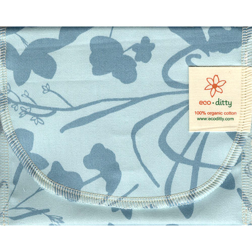 Eco Ditty Snack Ditty Reusable Snack Bag, Whispering Grass Aqua