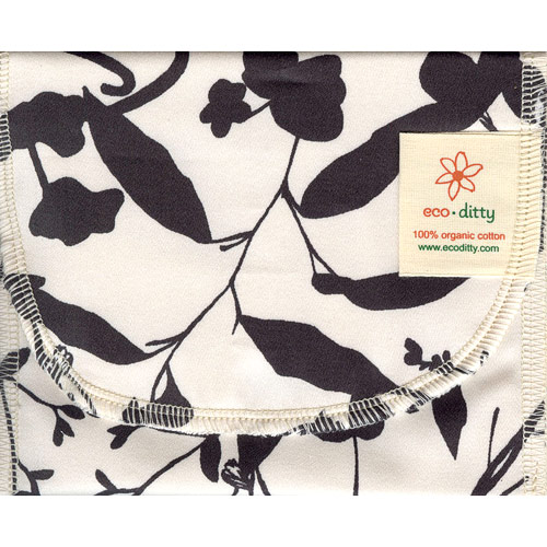 Eco Ditty Snack Ditty Reusable Snack Bag, Whispering Grass BW