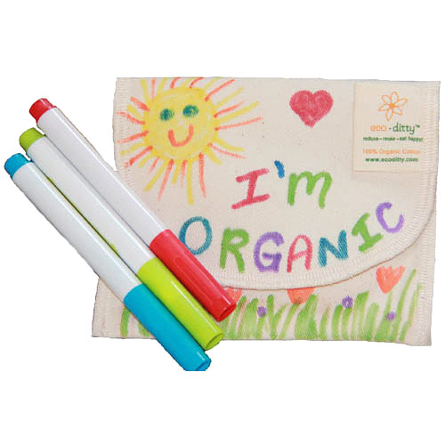 Eco Ditty Wich Ditty Reusable Sandwich Bag, Color Your Own