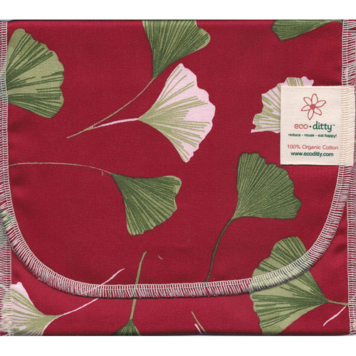 Eco Ditty Wich Ditty Reusable Sandwich Bag, Ginkgos