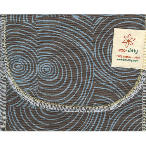 Eco Ditty Wich Ditty Reusable Sandwich Bag, Let It Grow Brown