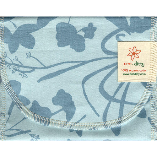 Eco Ditty Wich Ditty Reusable Sandwich Bag, Whispering Grass Aqua