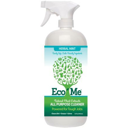 Eco-Me All Purpose Cleaner, Natural Plant Extracts, Herbal Mint, 32 oz