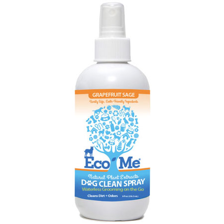 Eco-Me Dog Clean Spray, Natural Plant Extracts, Grapefruit Sage, 8 oz