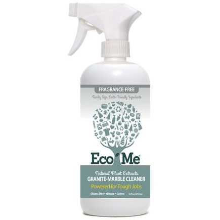 Eco-Me Granite & Marble Cleaner, Natural Plant Extracts, Fragrance Free, 16 oz
