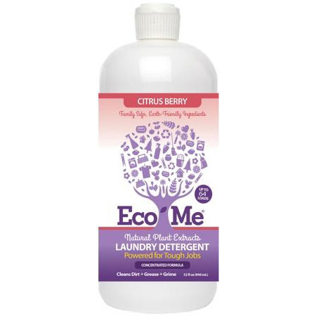 Eco-Me Laundry Detergent, Natural Plant Extracts, Citrus Berry, 32 oz