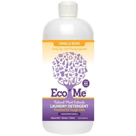 Eco-Me Laundry Detergent, Natural Plant Extracts, Vanilla Bean, 32 oz