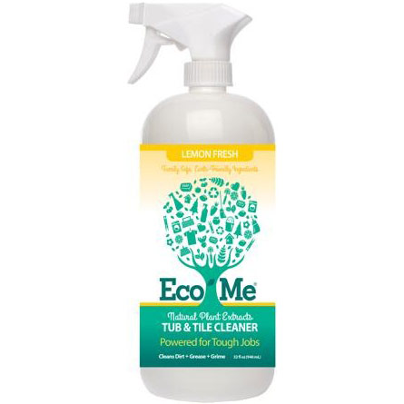 Eco-Me Tub & Tile Cleaner, Natural Plant Extracts, Lemon Fresh, 32 oz