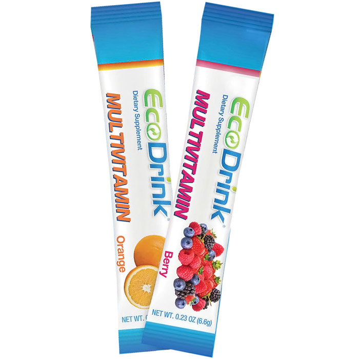 EcoDrink Daily Refill - Berry & Orange, Best Seller, 30+30 Packs, SGN Nutrition