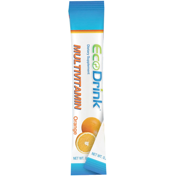 EcoDrink Daily Refill - Orange Flavor, 100% Natural, 30 Packs, SGN Nutrition