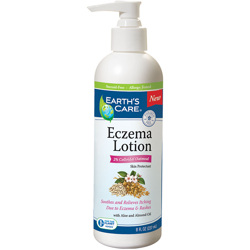 Eczema Lotion, 2% Colloidal Oatmeal, 8 oz, Earths Care