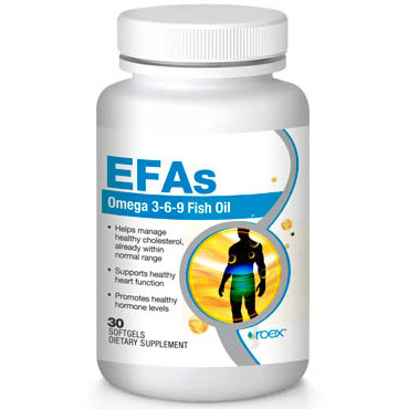 Roex Essential Fatty Acids (EFAs), 120 Softgel Capsules, Roex